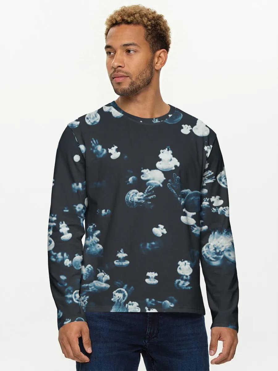 Men's cotton long sleeve shirt