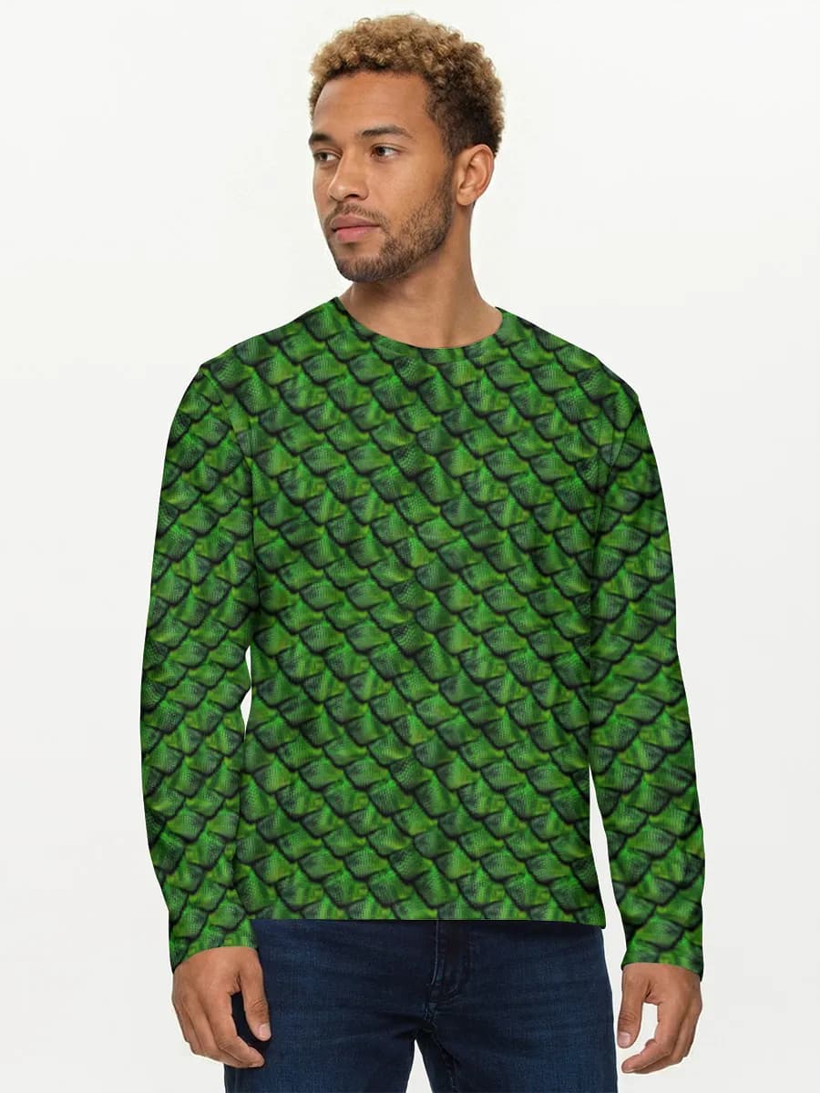 Men's cotton long sleeve shirt