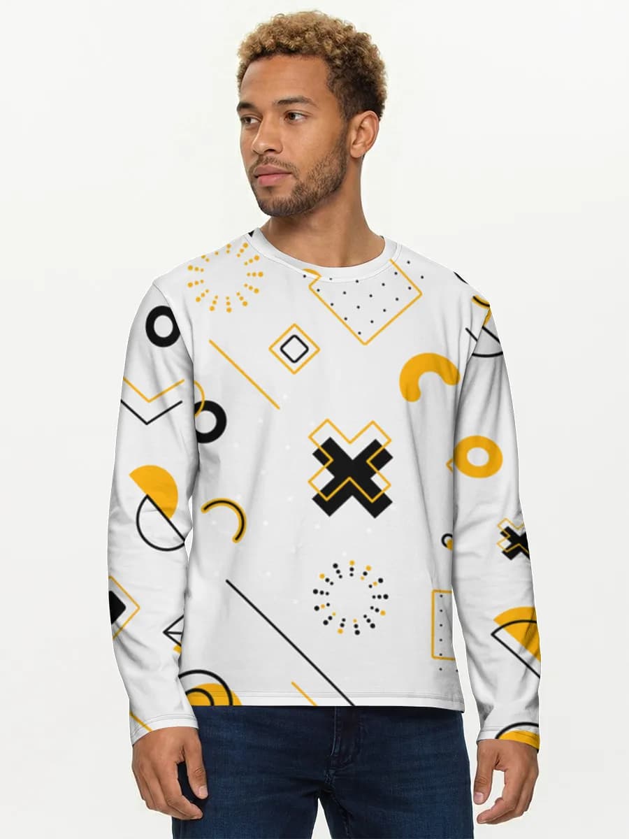 T-shirt Coton Manches Longues Homme
