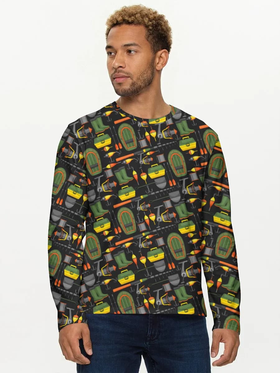 T-shirt Coton Manches Longues Homme