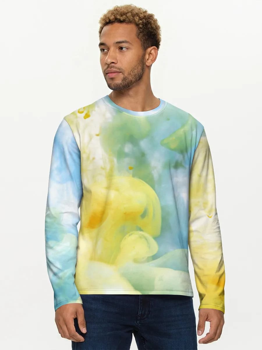 Men's cotton long sleeve shirt