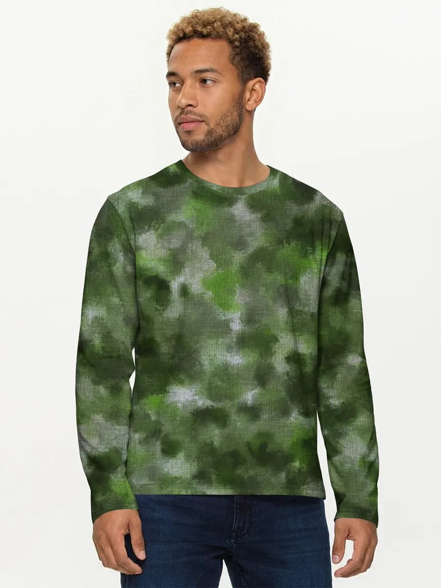 Men's cotton long sleeve shirt