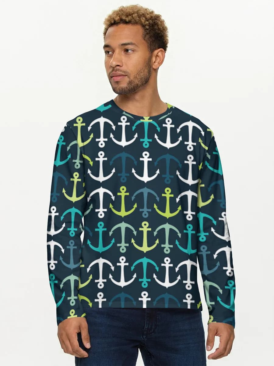 T-shirt Coton Manches Longues Homme