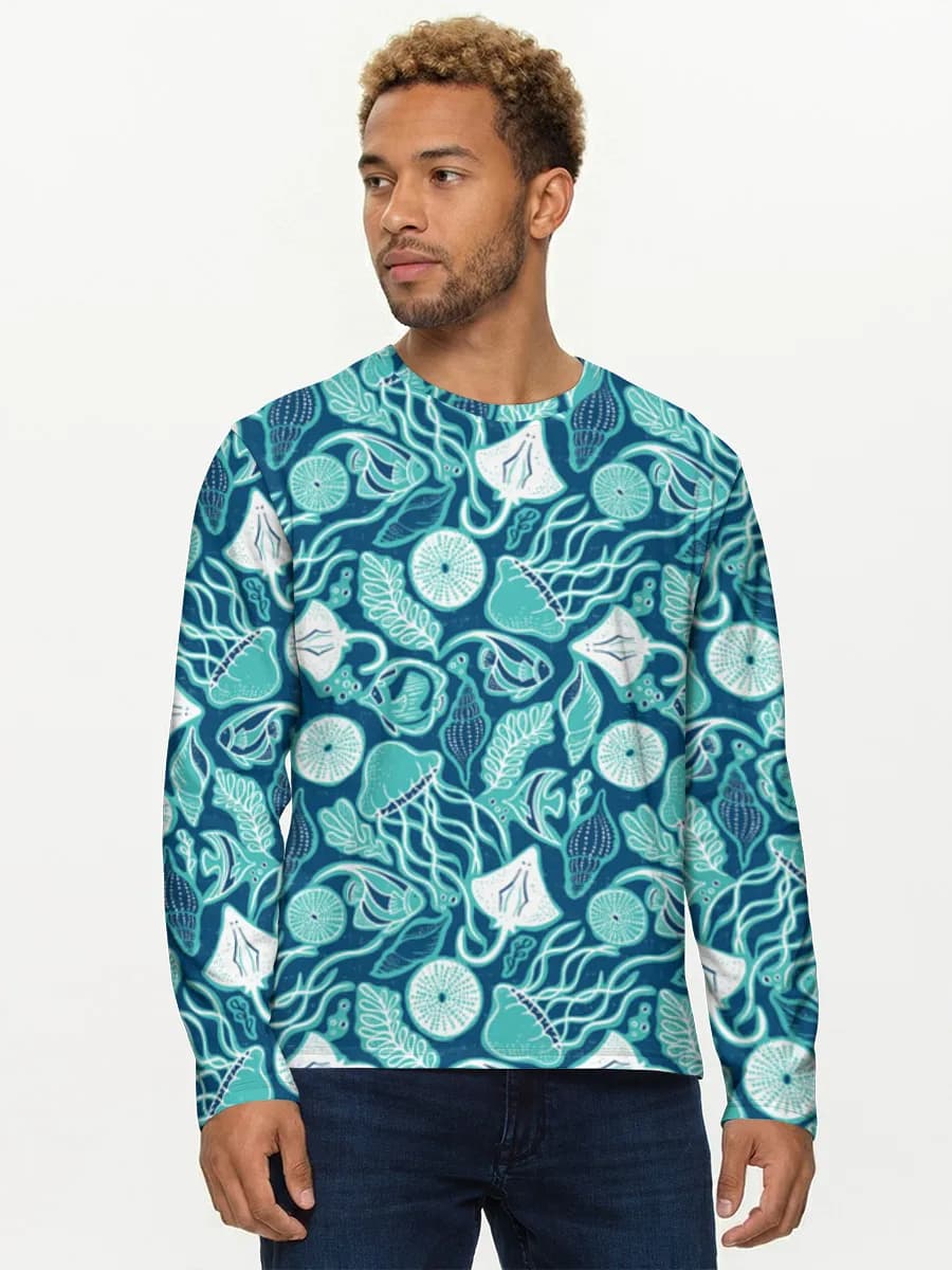 Men's cotton long sleeve shirt