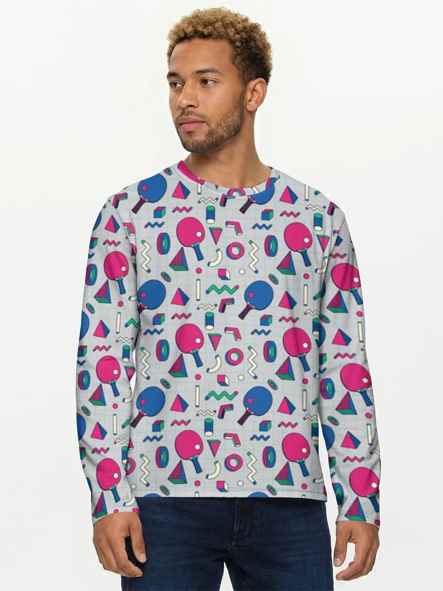 Men's cotton long sleeve shirt