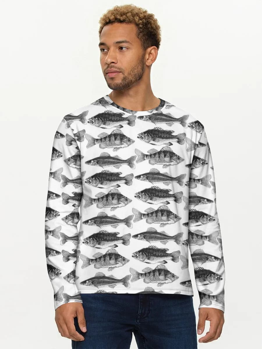 T-shirt Coton Manches Longues Homme
