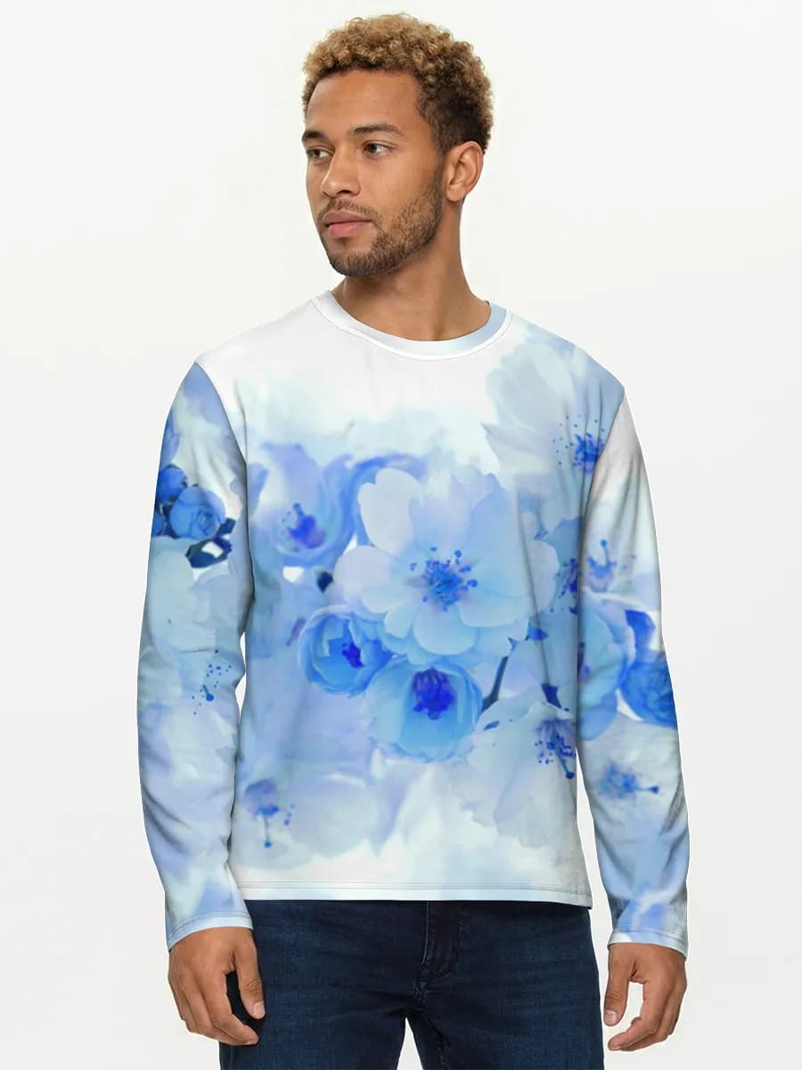 Men's cotton long sleeve shirt