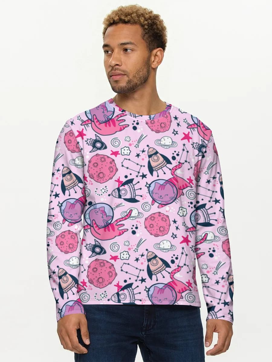 Camisa de manga larga de algodón para hombre