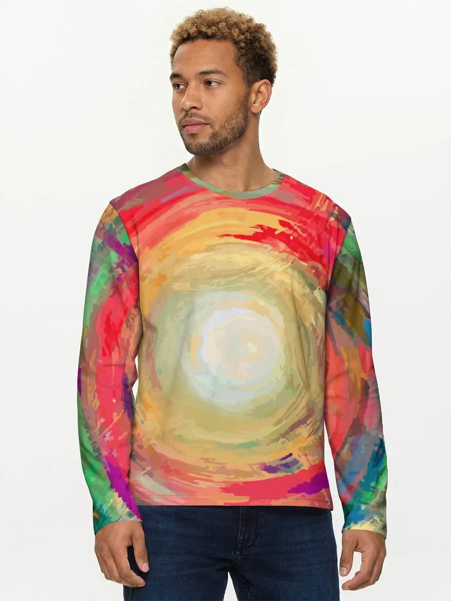 T-shirt Coton Manches Longues Homme