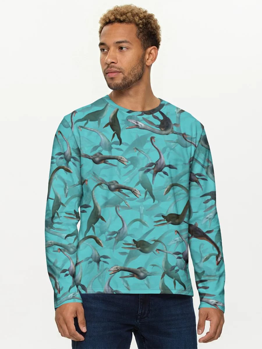 T-shirt Coton Manches Longues Homme