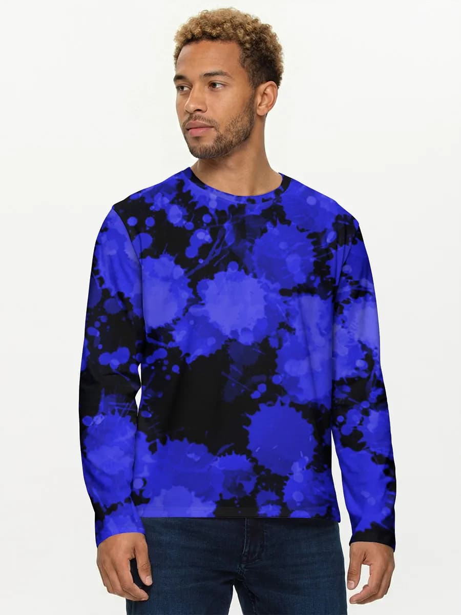 Men's cotton long sleeve shirt