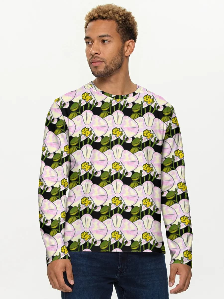 Camisa de manga larga de algodón para hombre