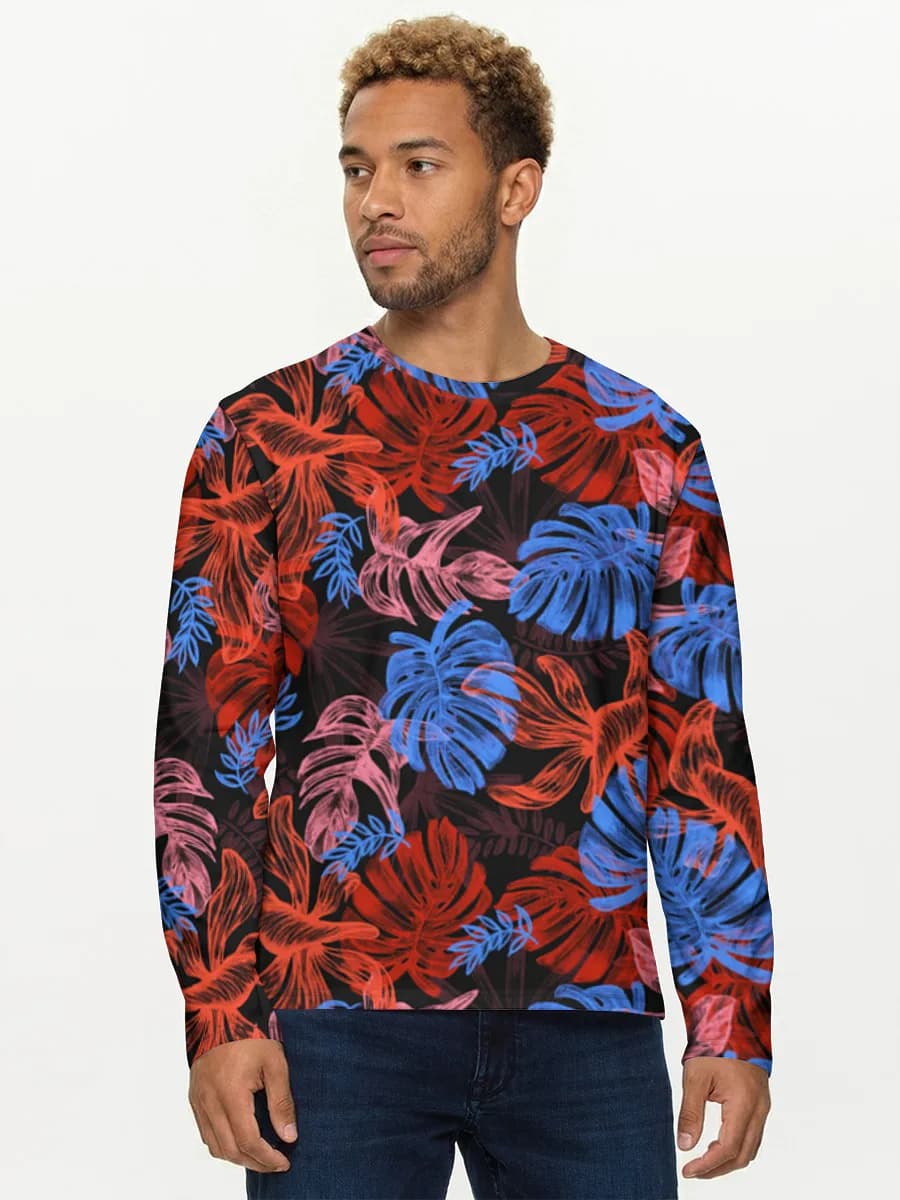 Men's cotton long sleeve shirt