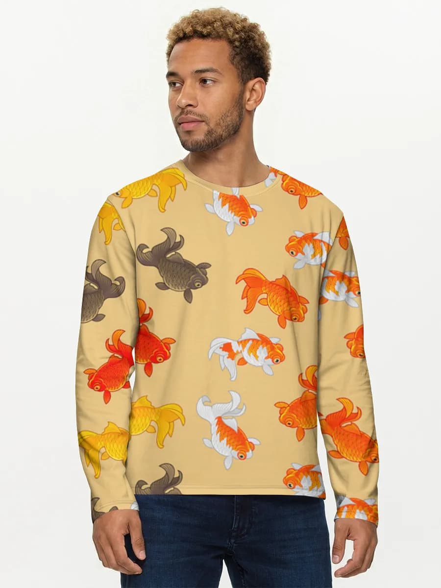 T-shirt Coton Manches Longues Homme