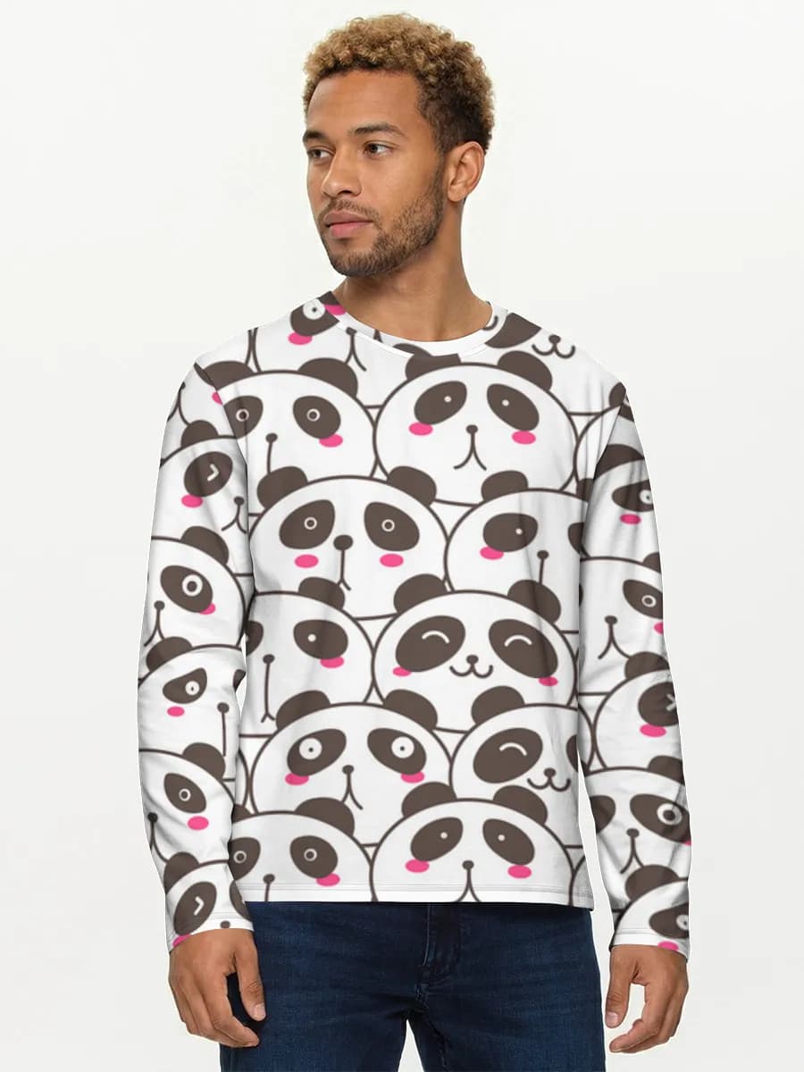 T-shirt Coton Manches Longues Homme