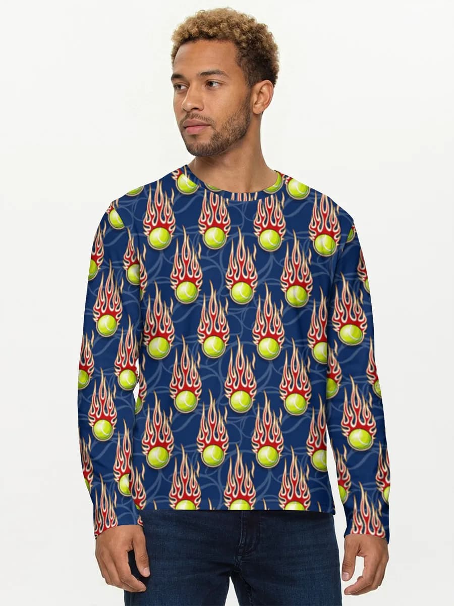 T-shirt Coton Manches Longues Homme
