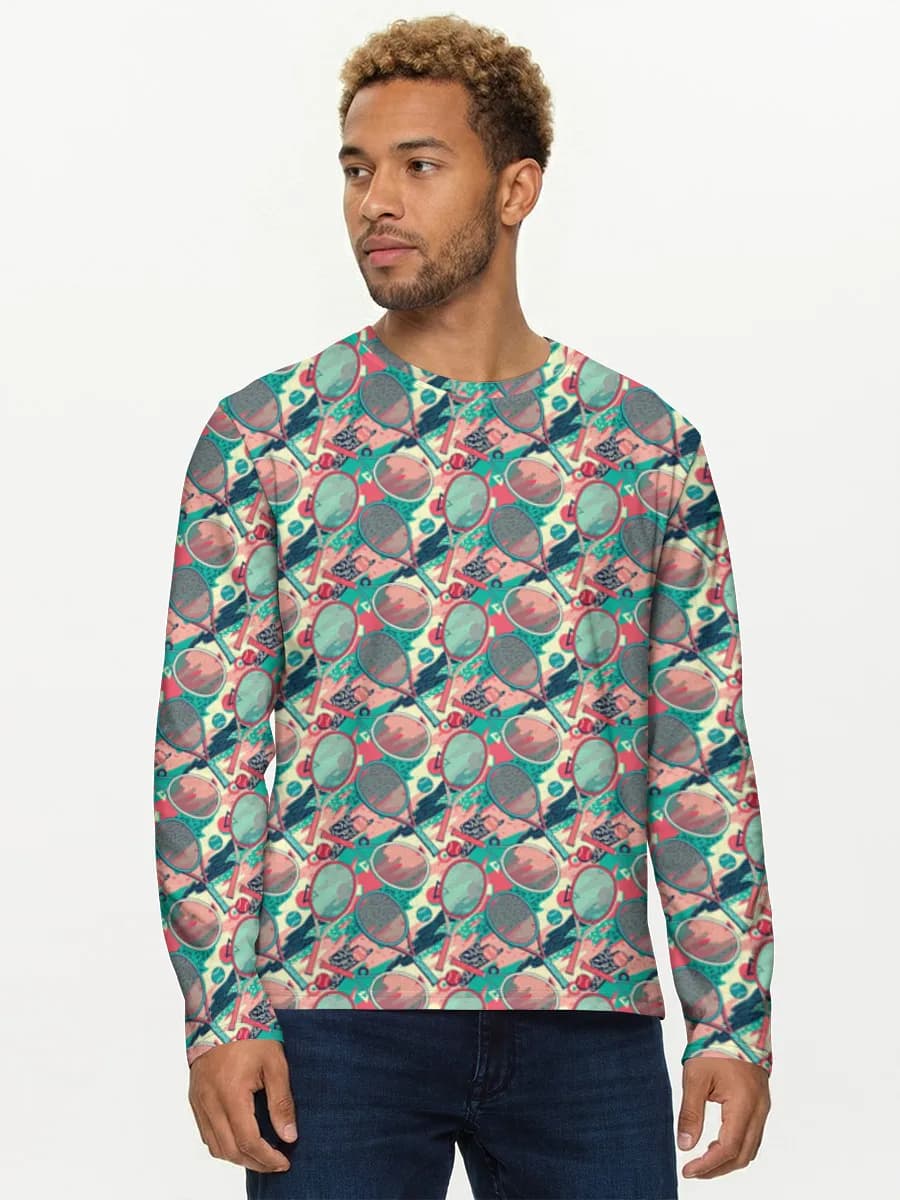 T-shirt Coton Manches Longues Homme