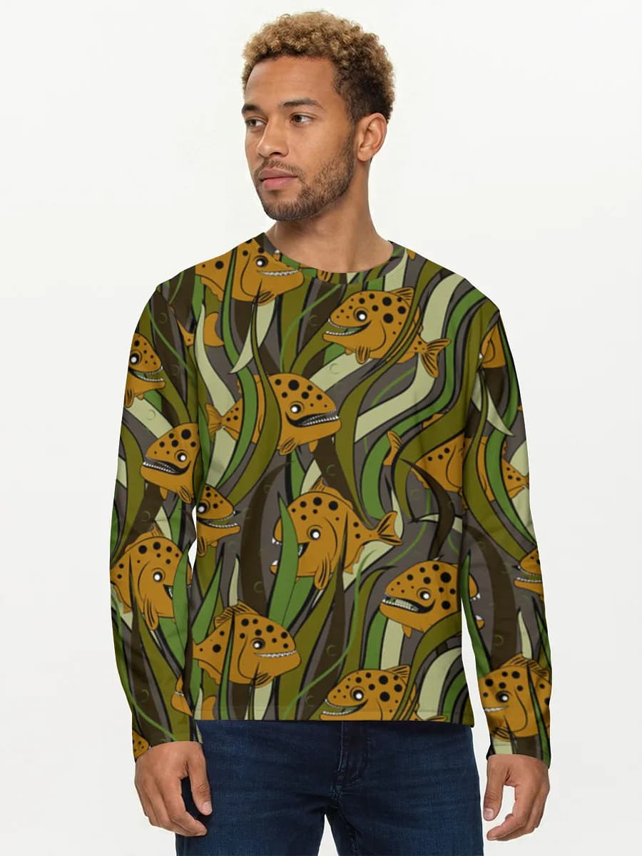 T-shirt Coton Manches Longues Homme