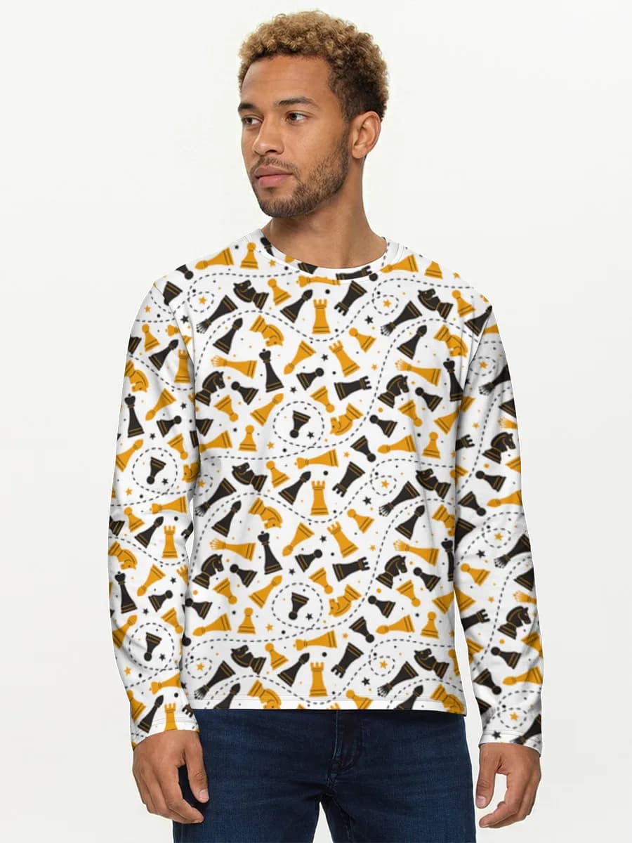 Camisa de manga larga de algodón para hombre