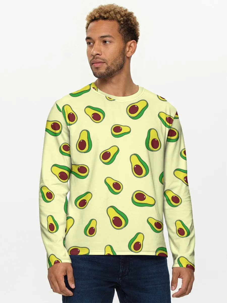T-shirt Coton Manches Longues Homme