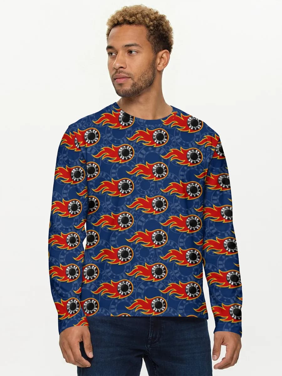 Men's cotton long sleeve shirt