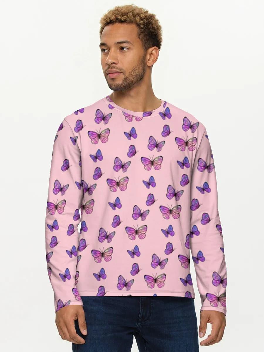 Men's cotton long sleeve shirt