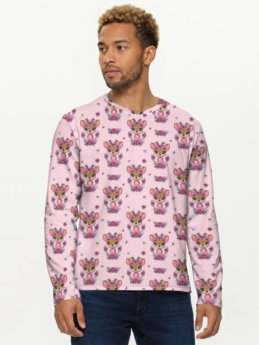 T-shirt Coton Manches Longues Homme