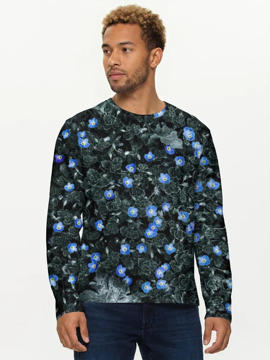 T-shirt Coton Manches Longues Homme
