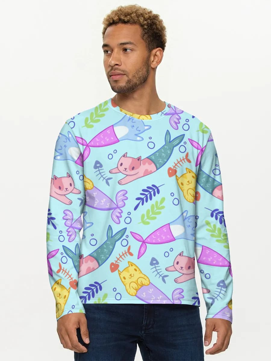 Men's cotton long sleeve shirt