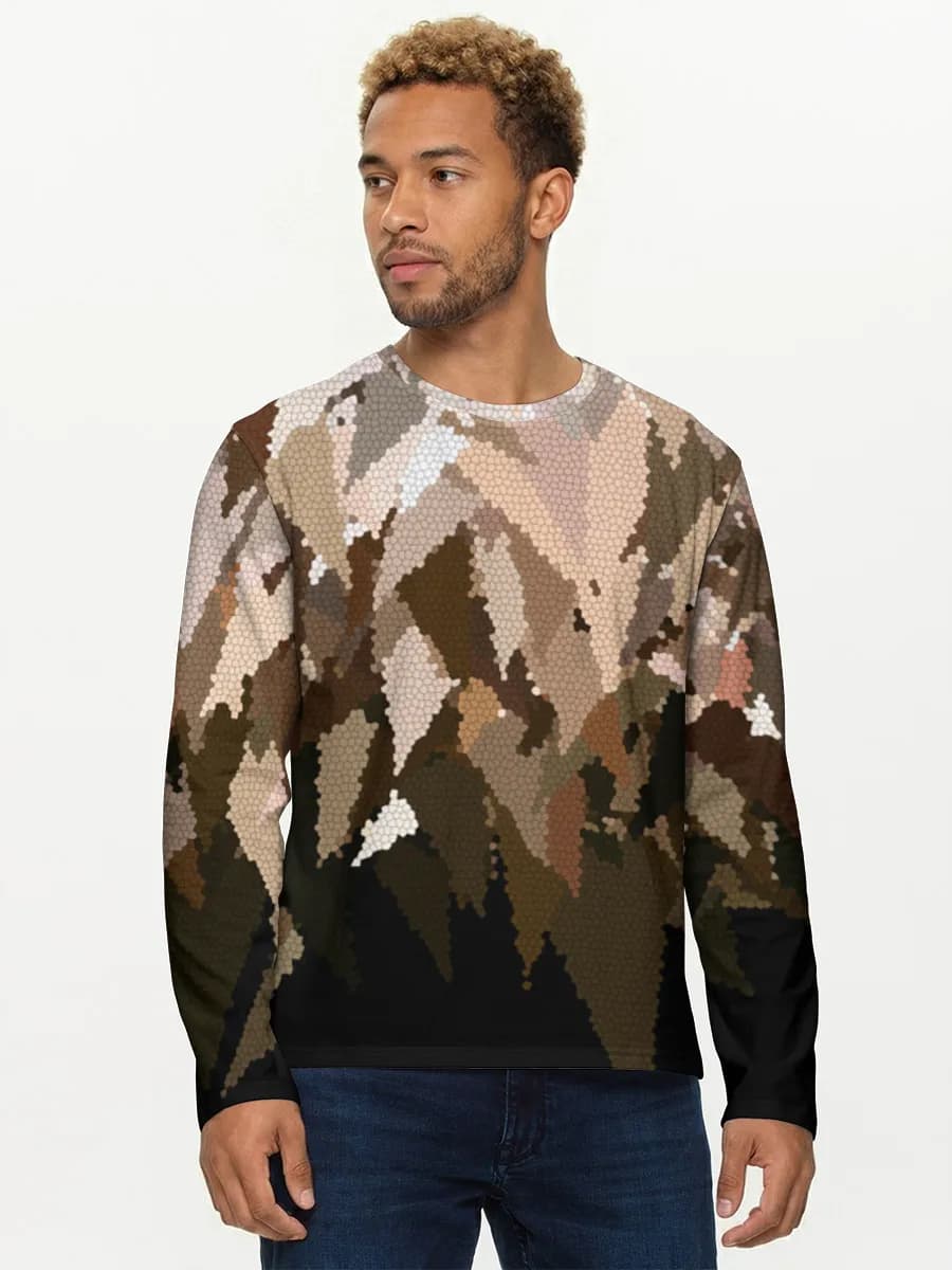 Men's cotton long sleeve shirt
