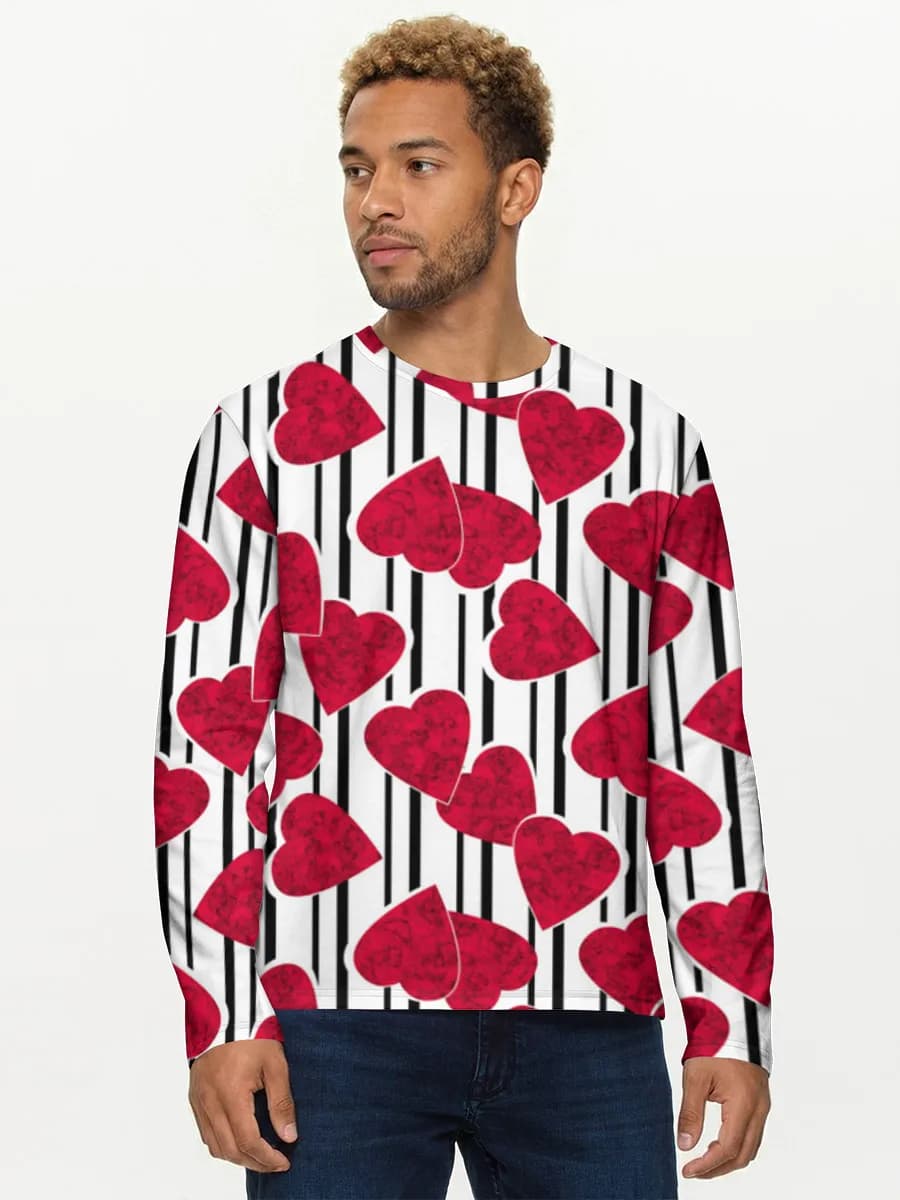 Camisa de manga larga de algodón para hombre