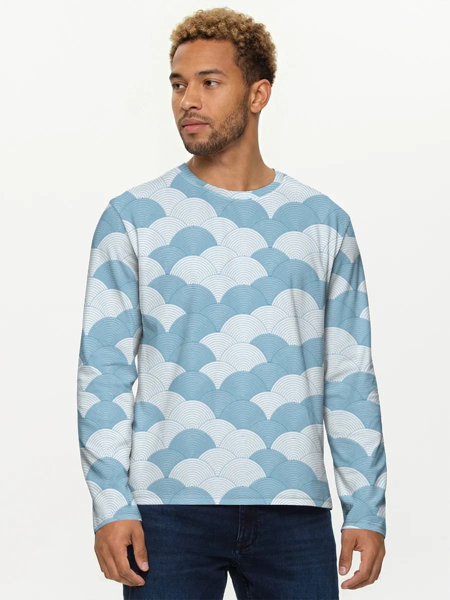Men's cotton long sleeve shirt