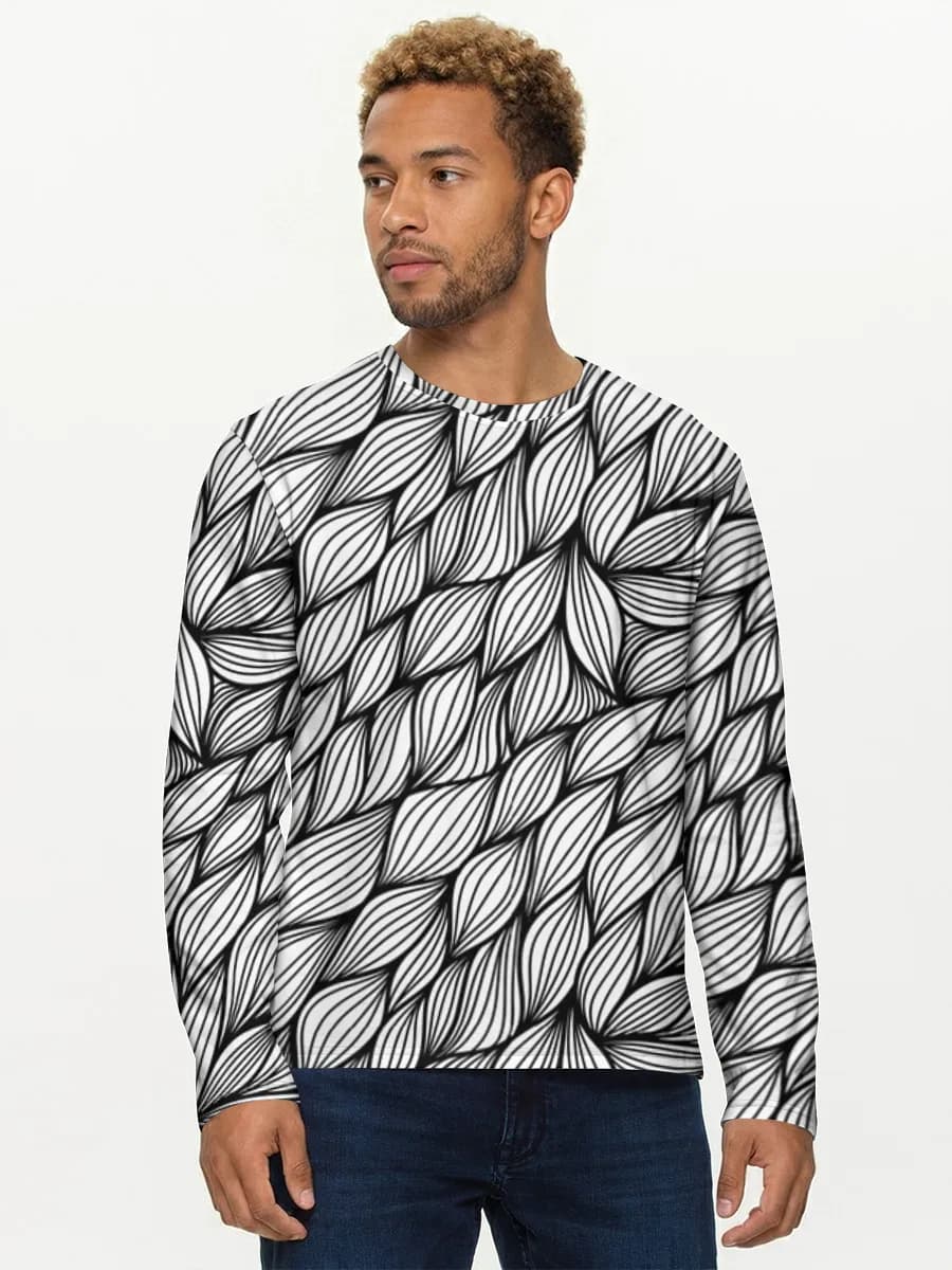Men's cotton long sleeve shirt