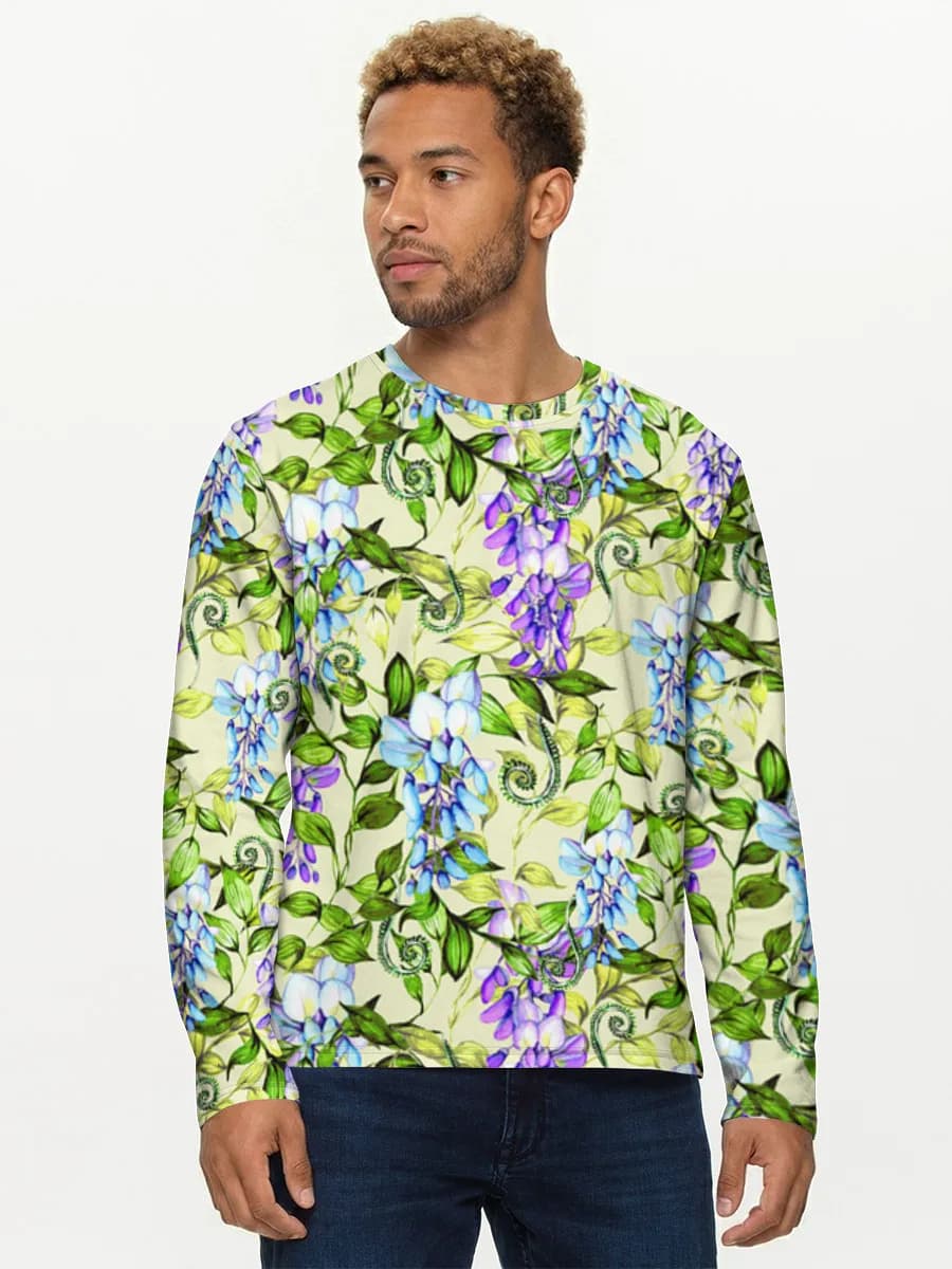 T-shirt Coton Manches Longues Homme
