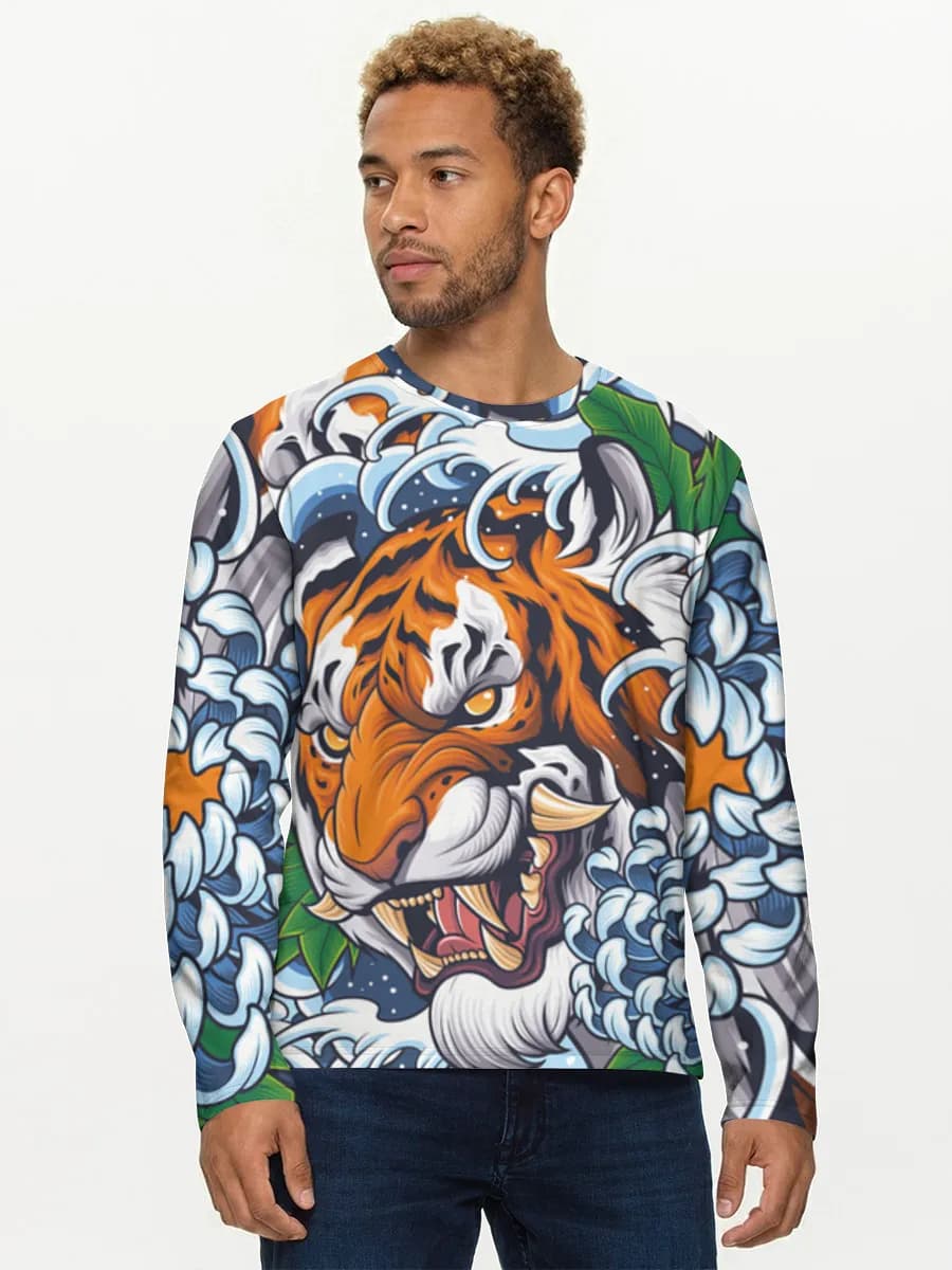 Men's cotton long sleeve shirt