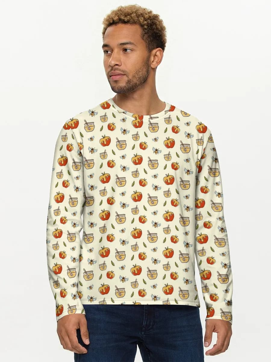 T-shirt Coton Manches Longues Homme