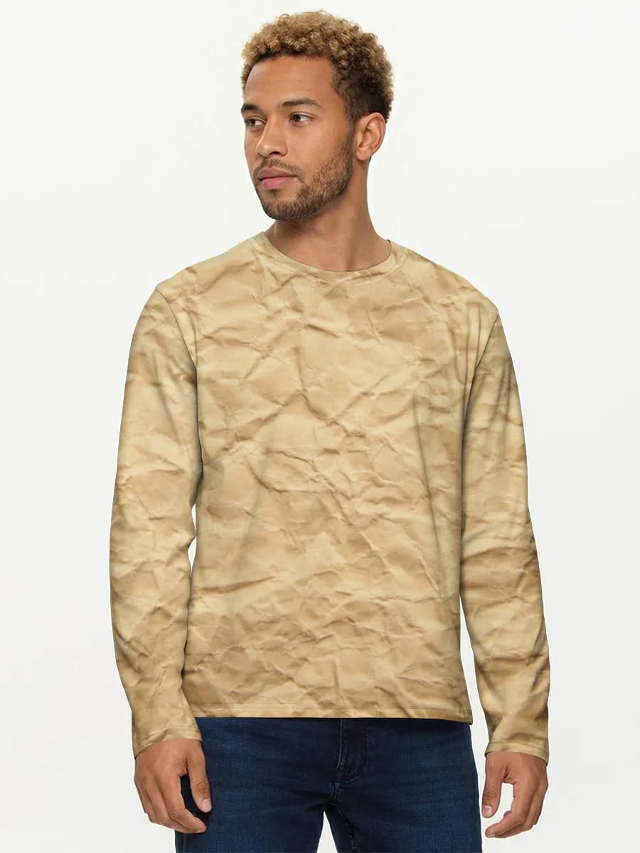 Men's cotton long sleeve shirt