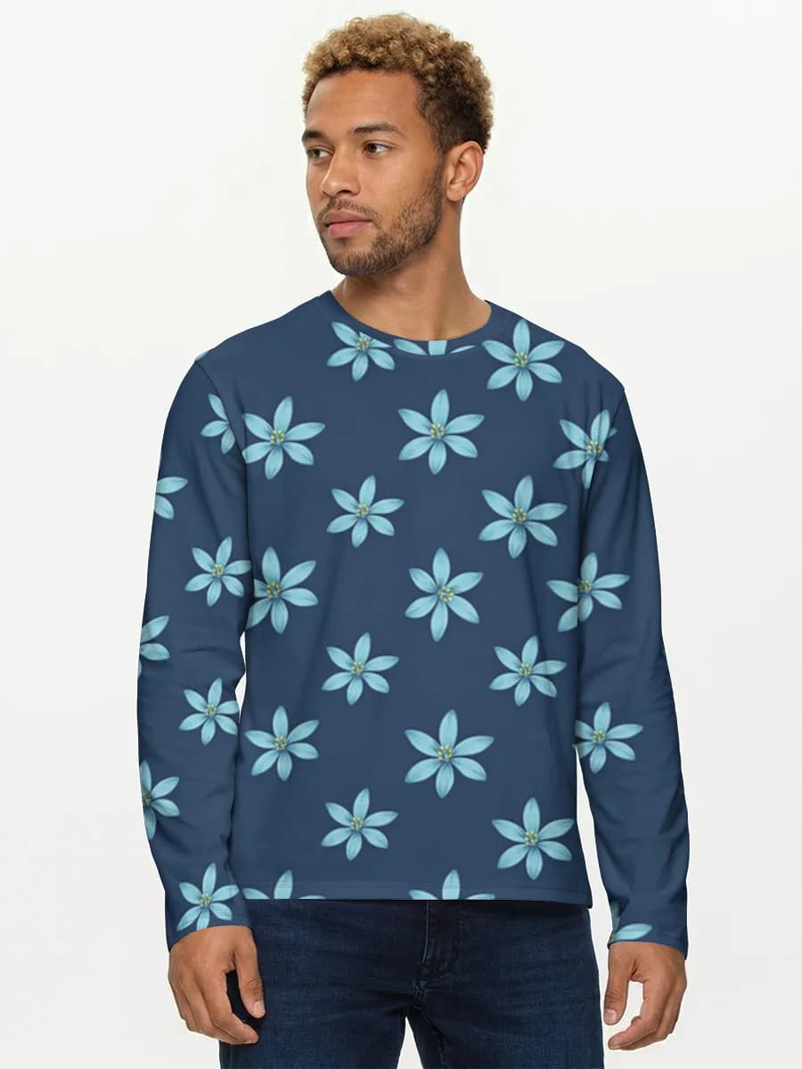 Men's cotton long sleeve shirt