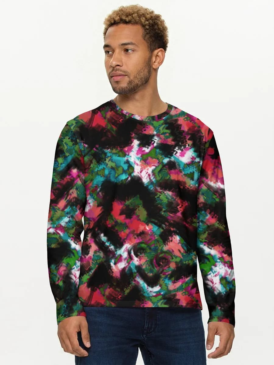 Men's cotton long sleeve shirt