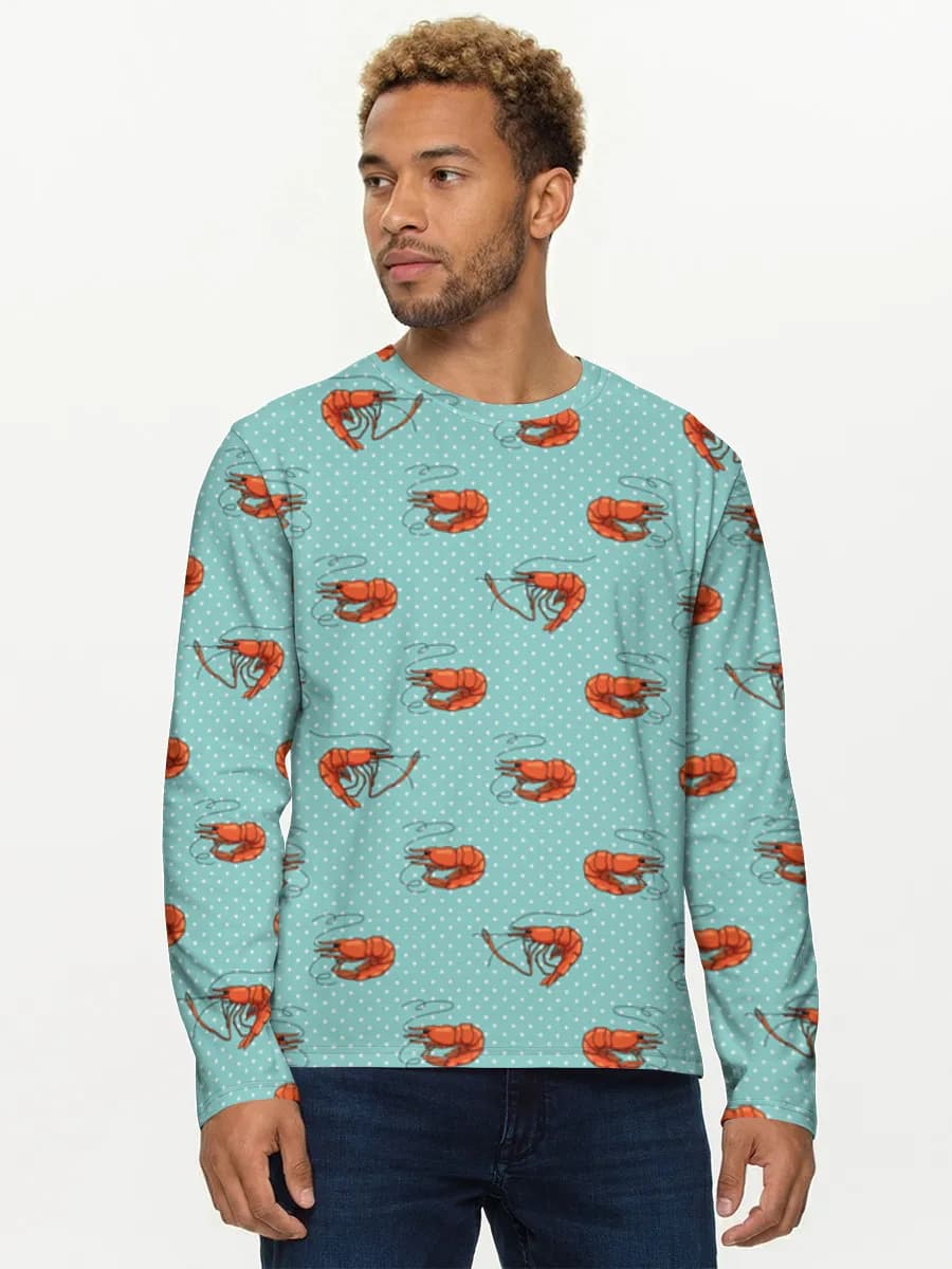 T-shirt Coton Manches Longues Homme