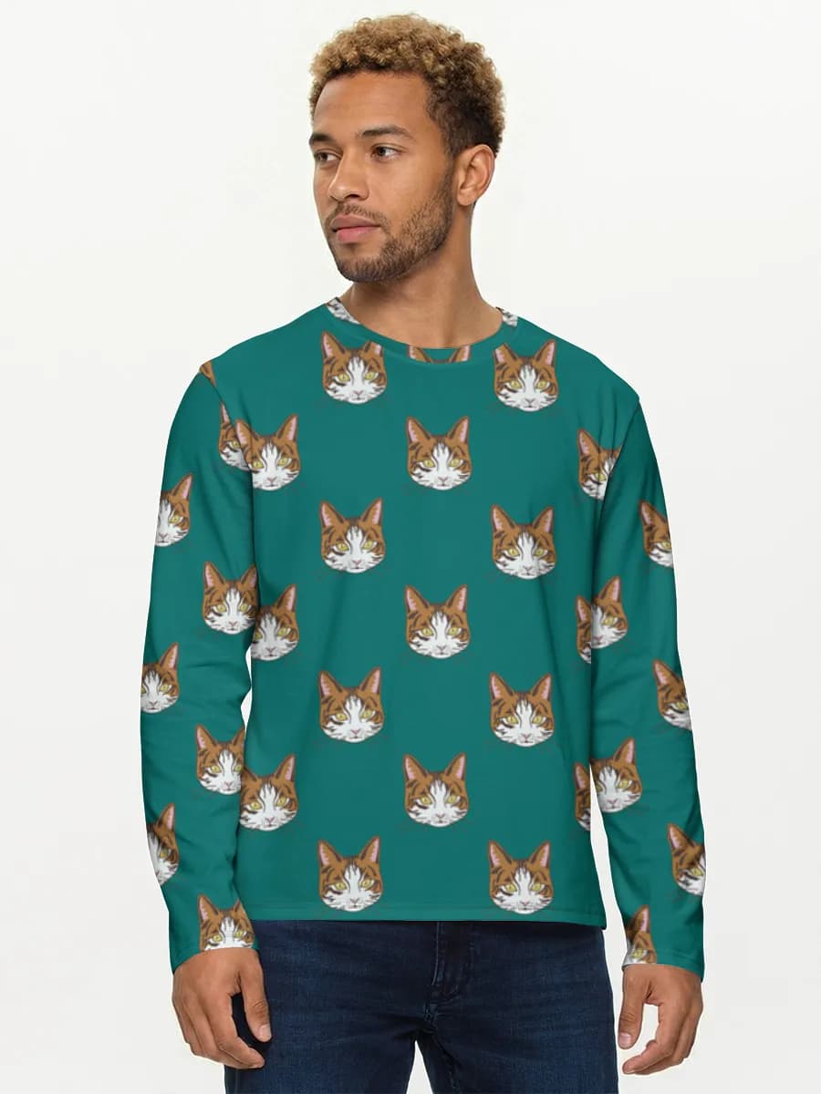 T-shirt Coton Manches Longues Homme