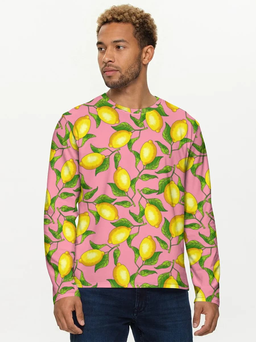 Men's cotton long sleeve shirt