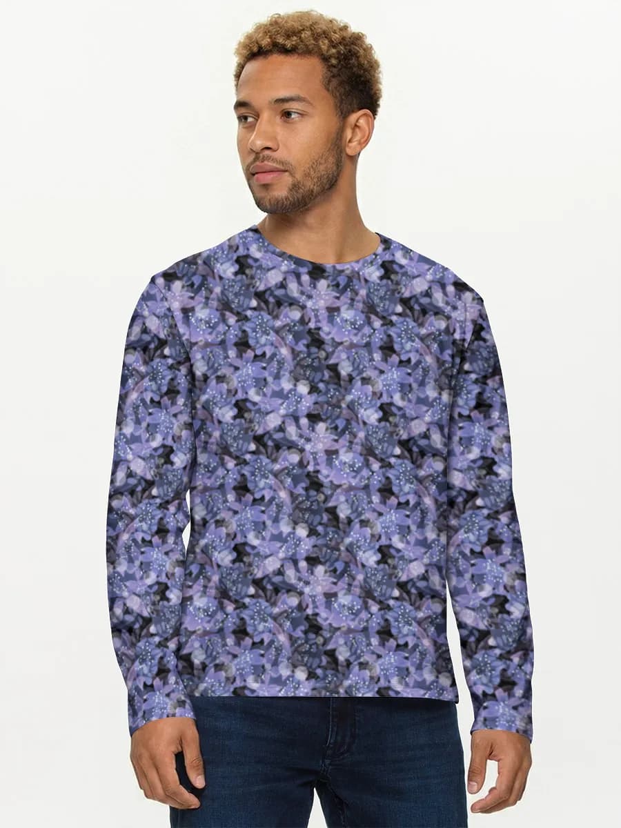 Men's cotton long sleeve shirt