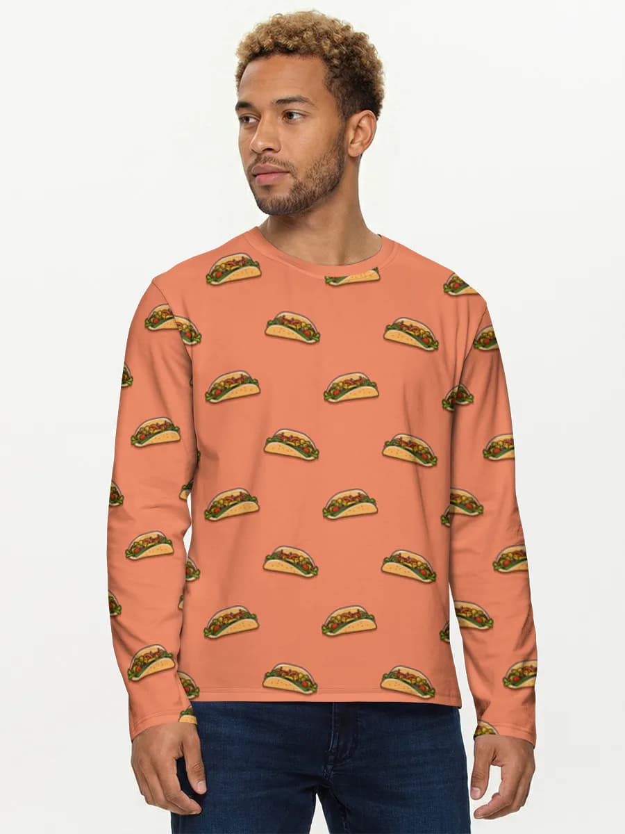 Men's cotton long sleeve shirt