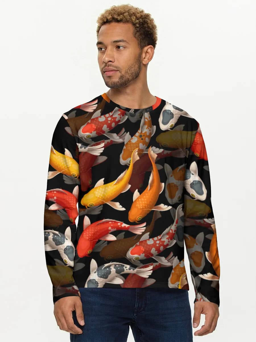 Camisa de manga larga de algodón para hombre