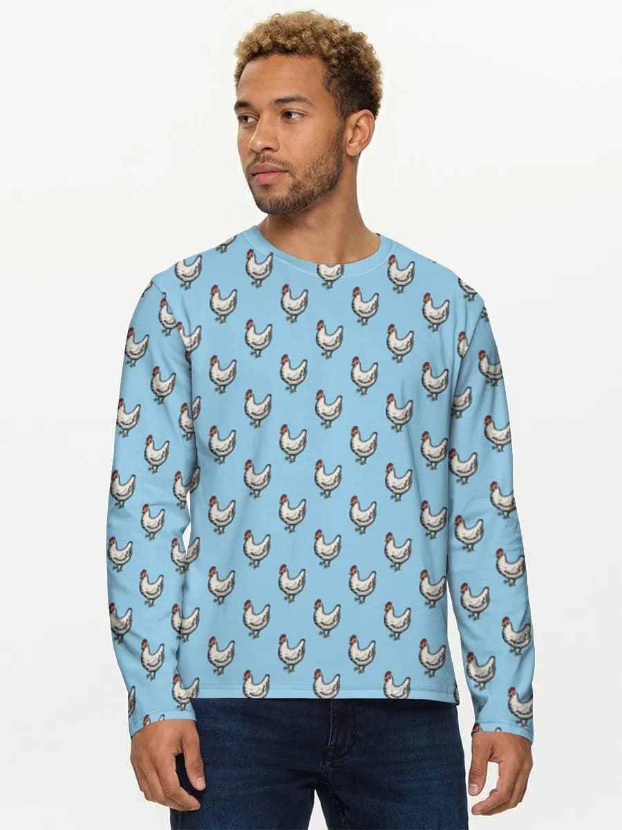 Men's cotton long sleeve shirt