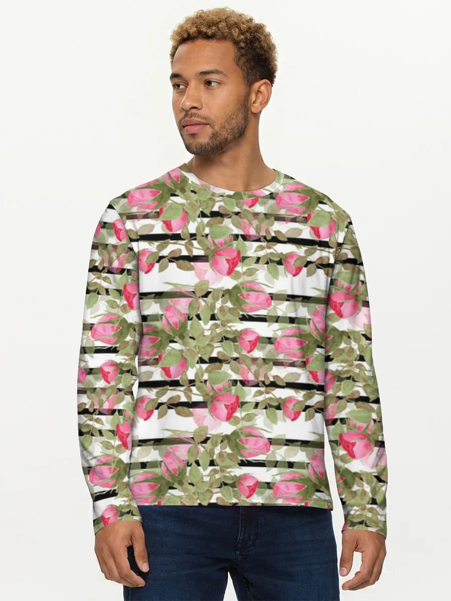 Men's cotton long sleeve shirt