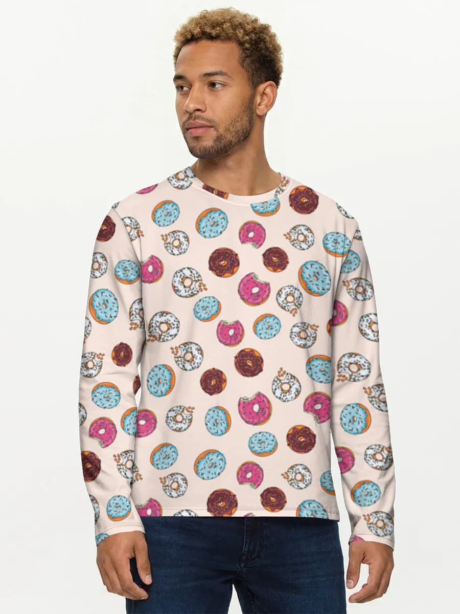 Men's cotton long sleeve shirt