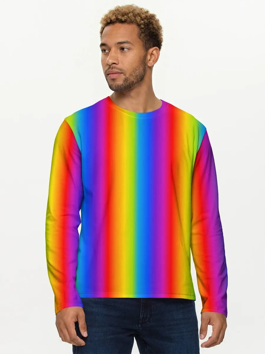 Camisa de manga larga de algodón para hombre