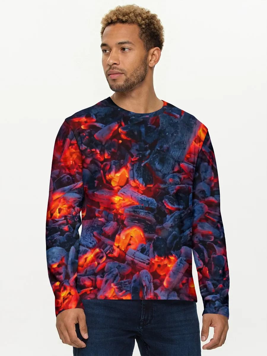 Men's cotton long sleeve shirt